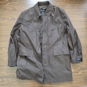 London Fog Chocolate Brown Long Coat